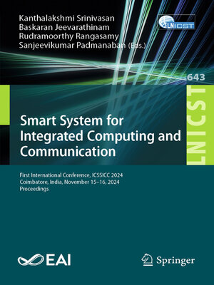 cover image of Smart System for Integrated Computing and Communication